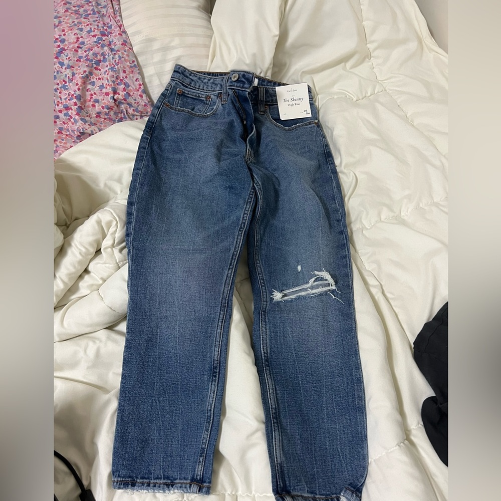 Abercrombie and fitch skinny high rise jean